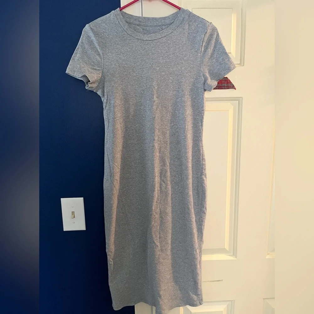 SHEIN Heather Gray Casual Bodycon dress - Picture 1 of 3